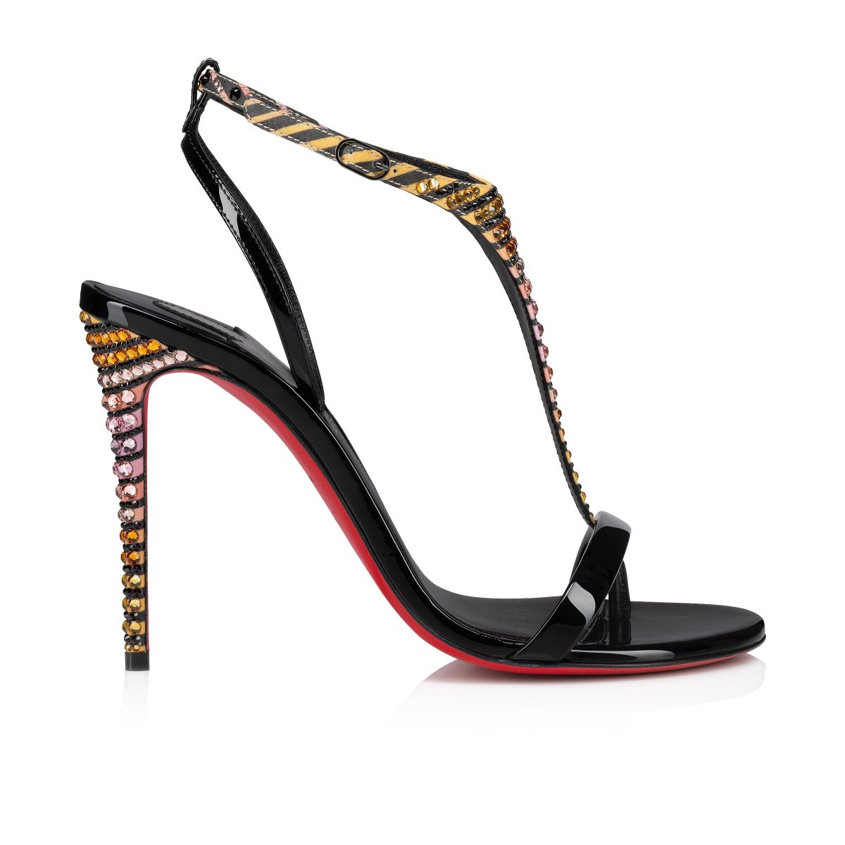 Christian Louboutin Shop – Christian Louboutin athina strass aftersun – 32401356291 High Heels für stilvolle Auftritte