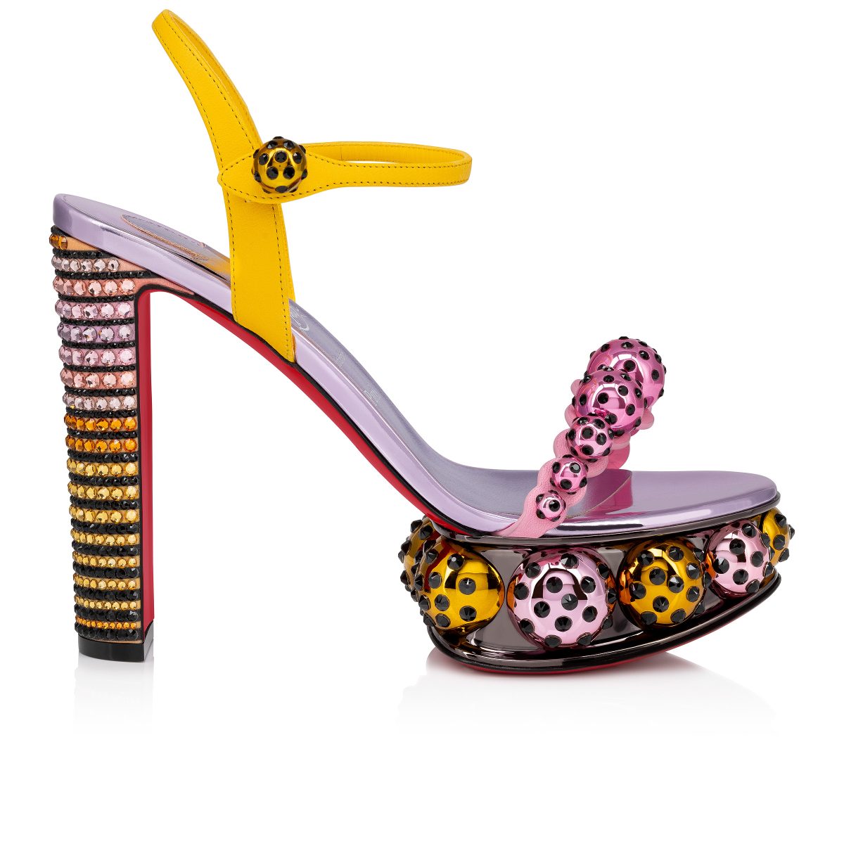 Christian Louboutin Shop – Christian Louboutin atmospherica strass aftersun – 3240106j988 High Heels für stilvolle Auftritte