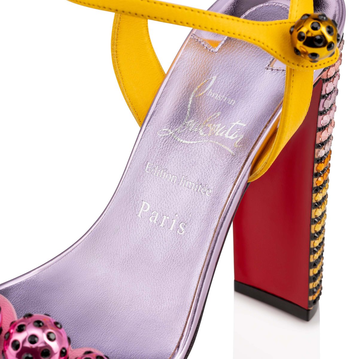 Christian Louboutin Shop – Christian Louboutin atmospherica strass aftersun – 3240106j988 High Heels für stilvolle Auftritte