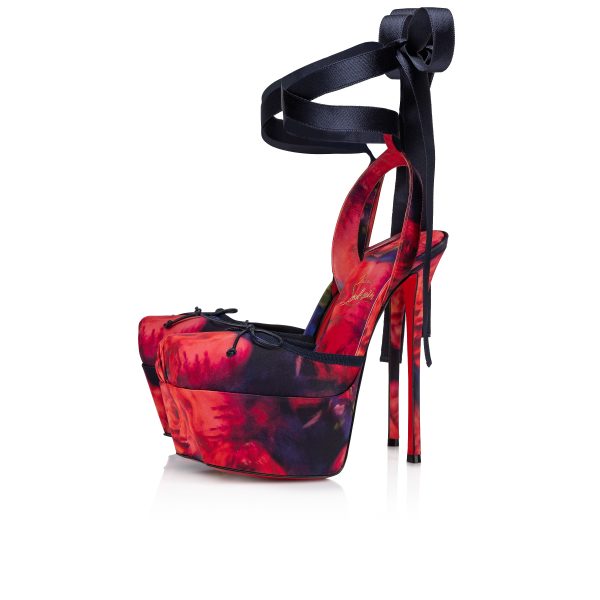 Christian Louboutin Shop – Christian Louboutin cassia lace up alta – 1250493j646 High Heels für stilvolle Auftritte