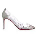 Christian Louboutin Shop – Christian Louboutin degrastrass pvc – 1220712s281 High Heels für stilvolle Auftritte