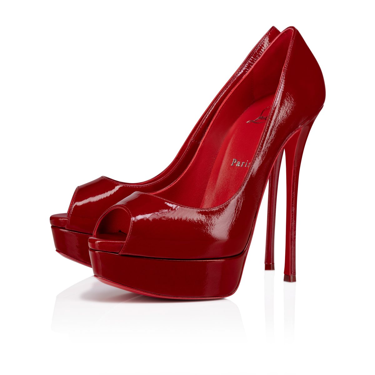Christian Louboutin Shop – Christian Louboutin fetish peep – 1250531r558 High Heels für stilvolle Auftritte