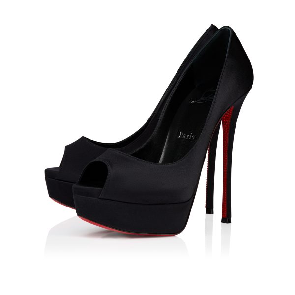 Christian Louboutin Shop – Christian Louboutin lady peep suola strass – 1250537b439 High Heels für stilvolle Auftritte