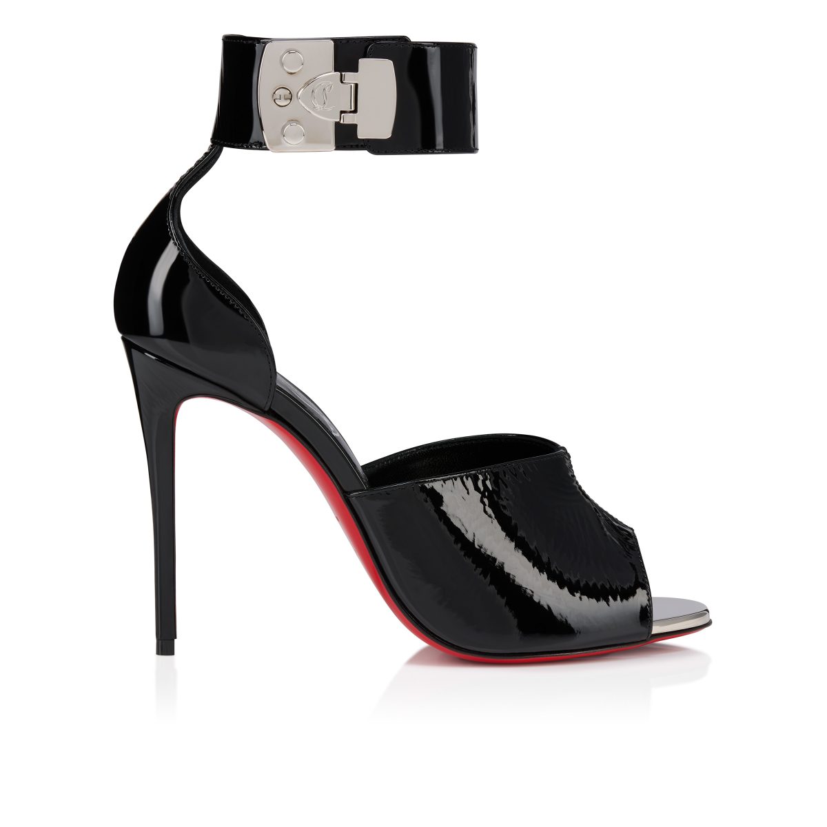 Christian Louboutin Shop – Christian Louboutin lock me up sandal – 1250105b439 High Heels für stilvolle Auftritte