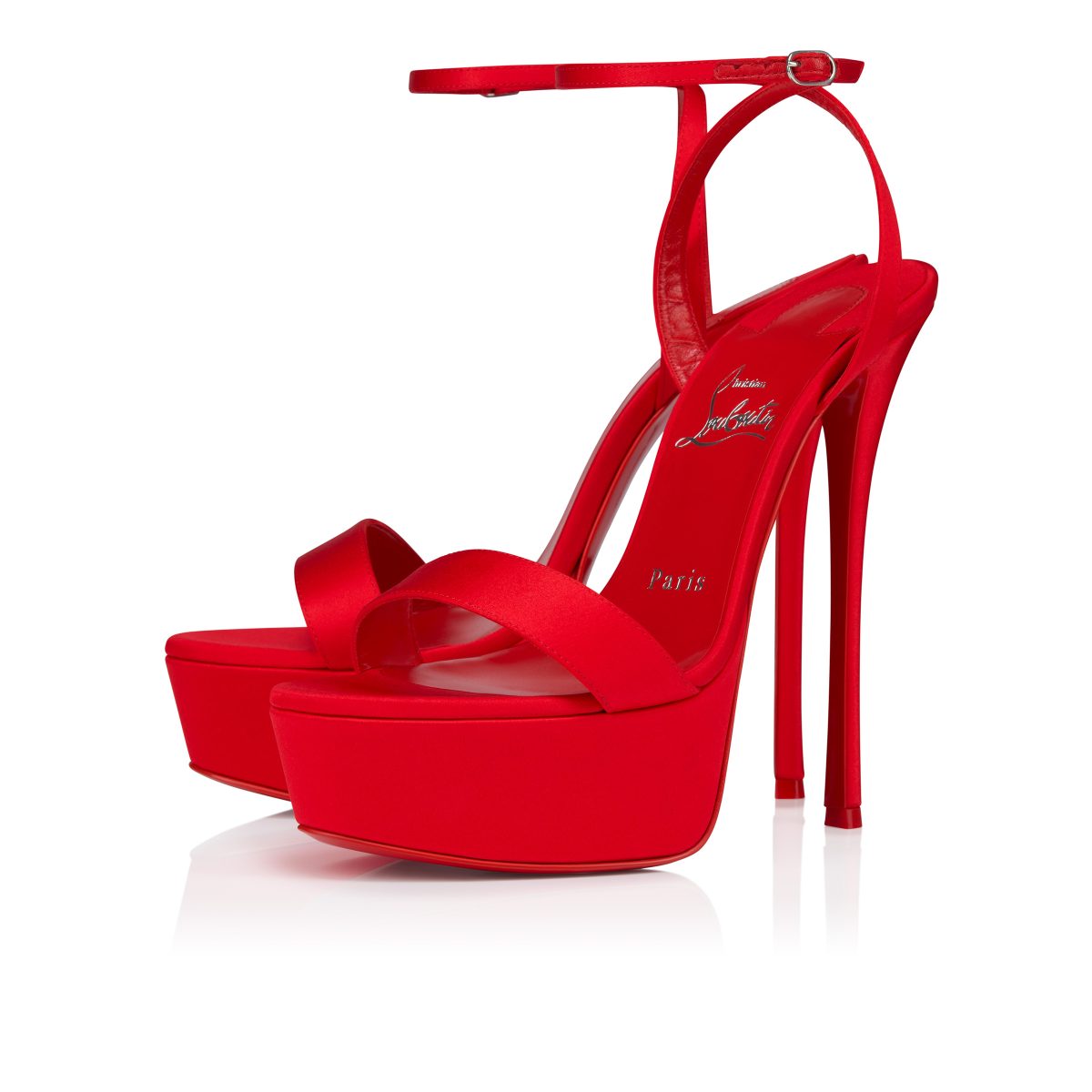Christian Louboutin Shop – Christian Louboutin loubi queen alta – 1250533r558 High Heels für stilvolle Auftritte