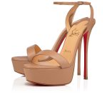 Christian Louboutin Shop – Christian Louboutin loubi queen alta – 3211198pk1a High Heels für stilvolle Auftritte