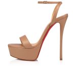 Christian Louboutin Shop – Christian Louboutin loubi queen alta – 3211198pk1a High Heels für stilvolle Auftritte