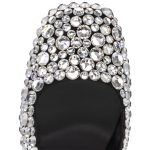 Christian Louboutin Shop – Christian Louboutin minny maxi strass – 3240093t023 High Heels für stilvolle Auftritte