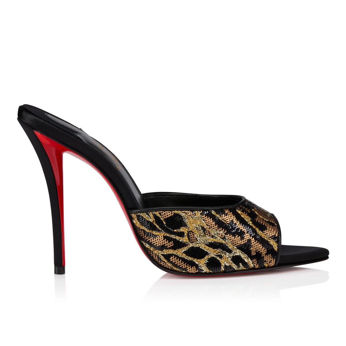 Christian Louboutin Shop – Christian Louboutin miss z mule ocelot – 1250711t171 High Heels für stilvolle Auftritte
