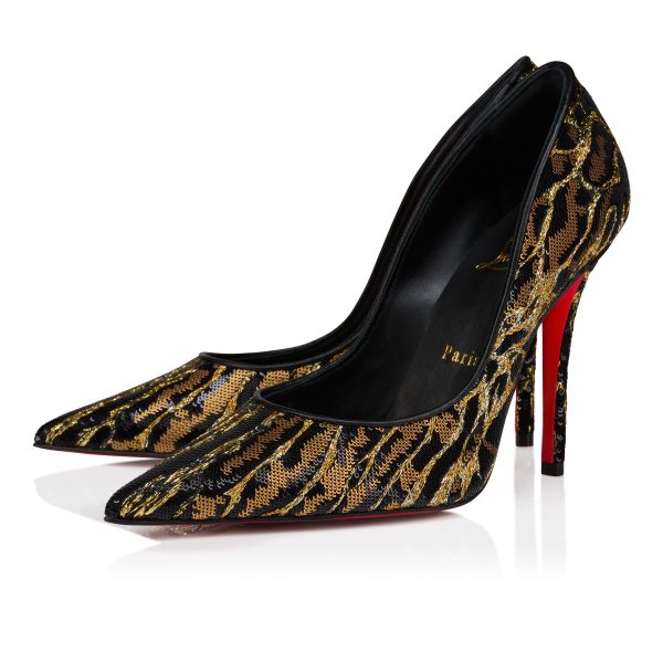 Christian Louboutin Shop – Christian Louboutin miss z ocelot – 1250643t171 High Heels für stilvolle Auftritte