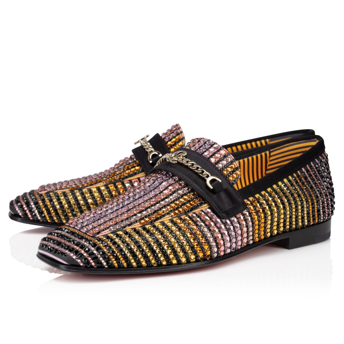 Christian Louboutin Shop – Christian Louboutin mj moc strass aftersun – 32402516306 High Heels für stilvolle Auftritte