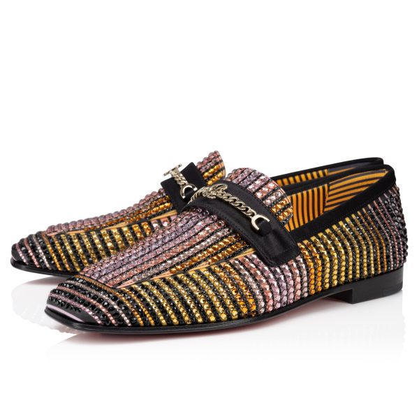 Christian Louboutin Shop – Christian Louboutin mj moc strass aftersun – 32402516306 High Heels für stilvolle Auftritte
