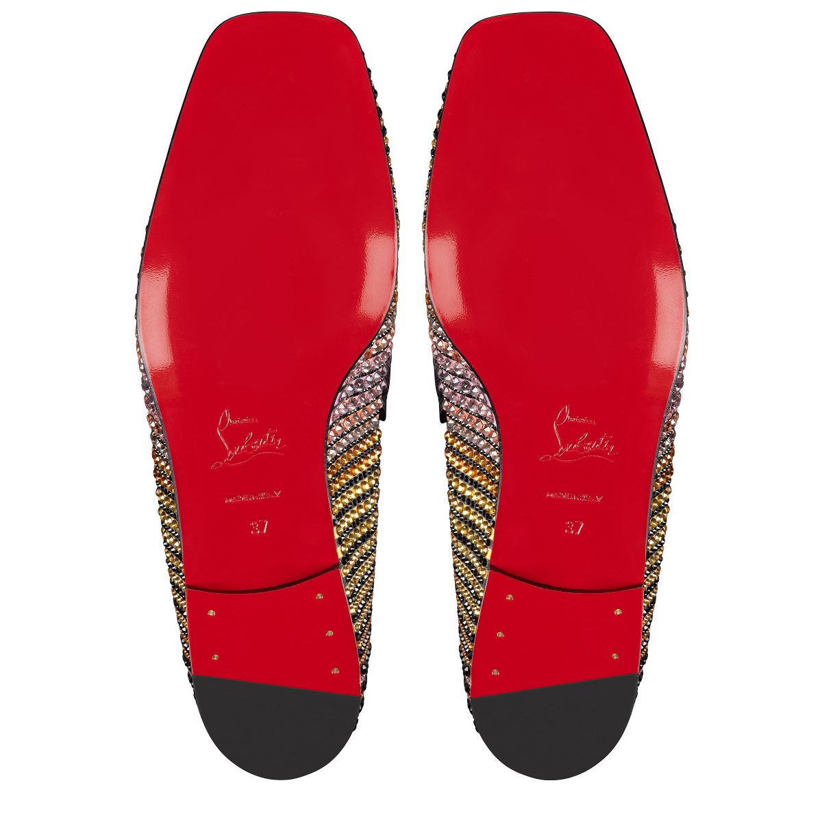 Christian Louboutin Shop – Christian Louboutin mj moc strass aftersun – 32402516306 High Heels für stilvolle Auftritte