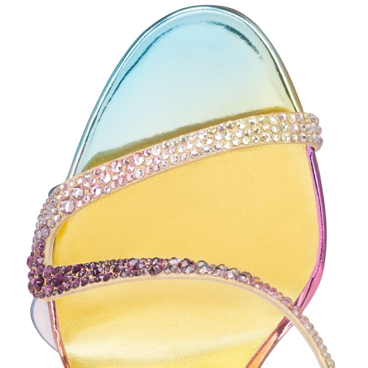 Christian Louboutin Shop – Christian Louboutin rosalie strass boreal – 12501556833 High Heels für stilvolle Auftritte