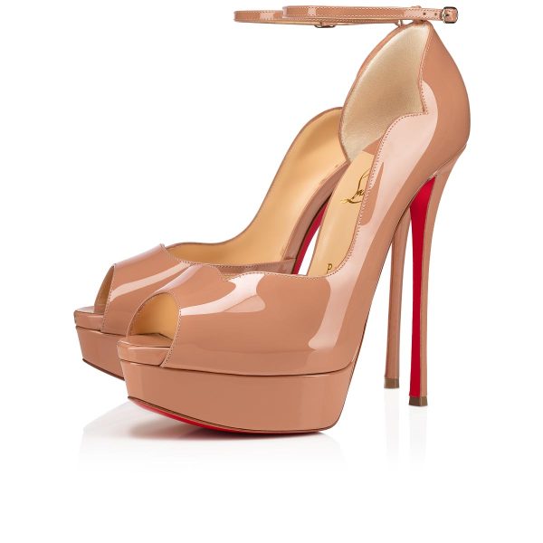 Christian Louboutin Shop – Christian Louboutin round chick alta – 1210749pk1a High Heels für stilvolle Auftritte