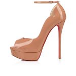 Christian Louboutin Shop – Christian Louboutin round chick alta – 1210749pk1a High Heels für stilvolle Auftritte