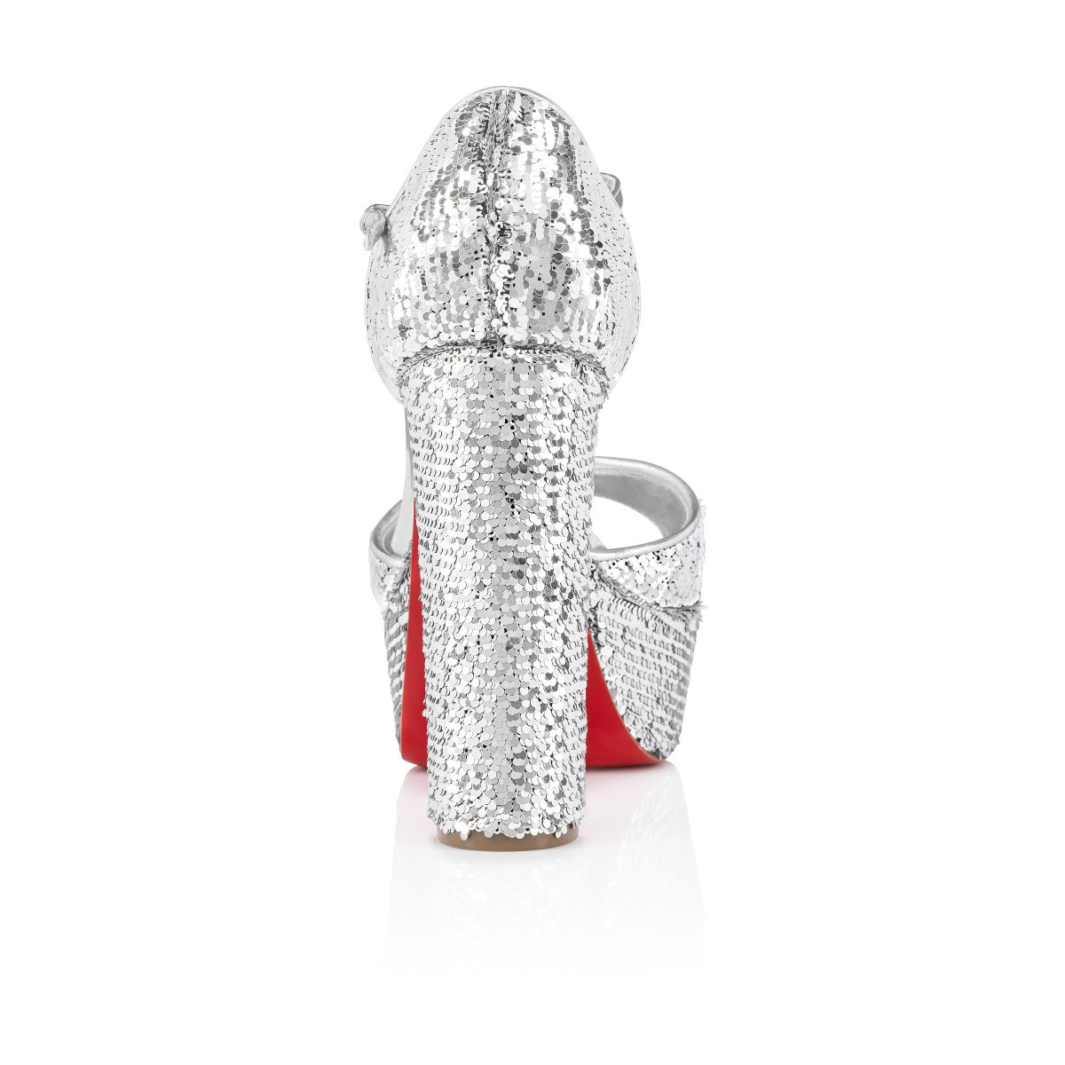 Christian Louboutin Shop – Christian Louboutin sandaloo mini paillettes – 1250312s281 High Heels für stilvolle Auftritte