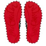Christian Louboutin Shop – Christian Louboutin super loubi flip – 1230961bk01 High Heels für stilvolle Auftritte
