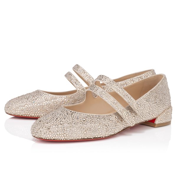 Christian Louboutin Shop – Christian Louboutin sweet jane strass – 3240419n318 High Heels für stilvolle Auftritte