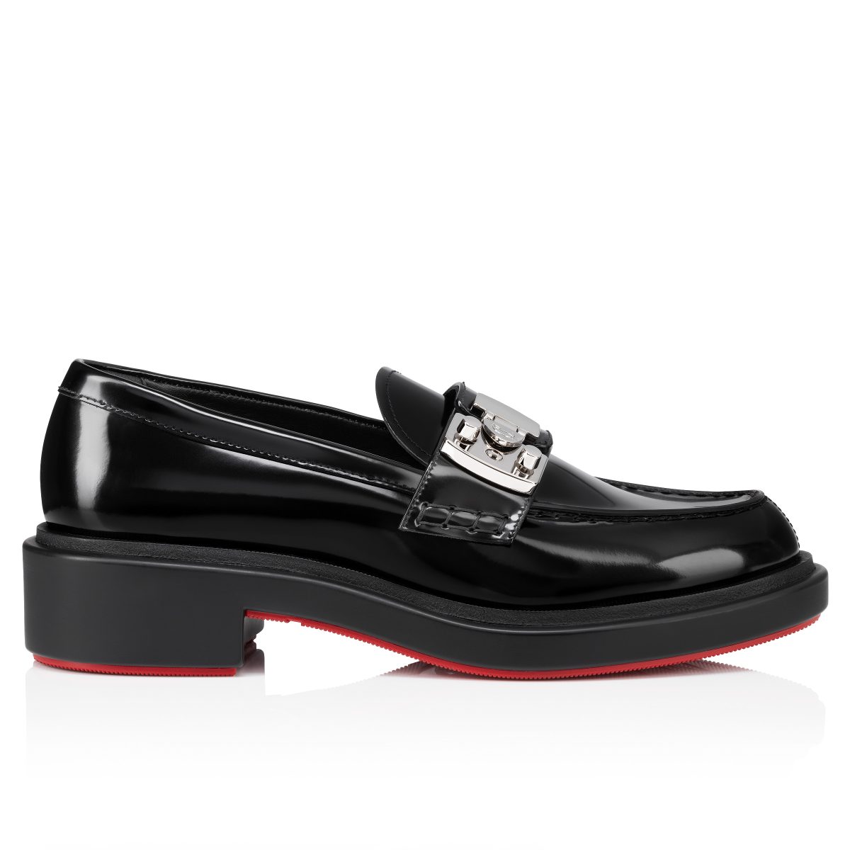 Christian Louboutin Shop – Christian Louboutin urban moc lock – 1250276bk01 High Heels für stilvolle Auftritte