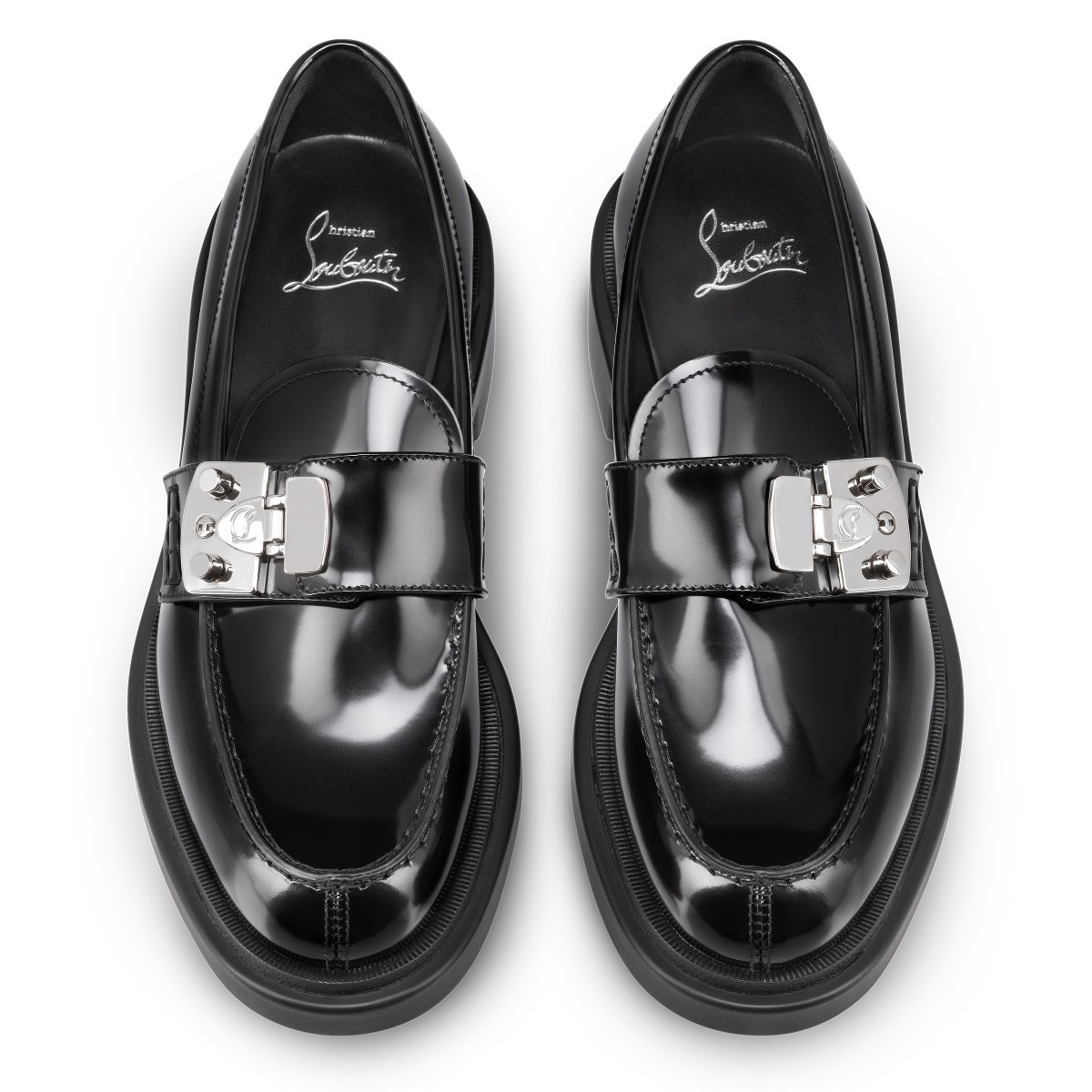 Christian Louboutin Shop – Christian Louboutin urban moc lock – 1250276bk01 High Heels für stilvolle Auftritte