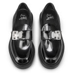Christian Louboutin Shop – Christian Louboutin urban moc lock – 1250276bk01 High Heels für stilvolle Auftritte